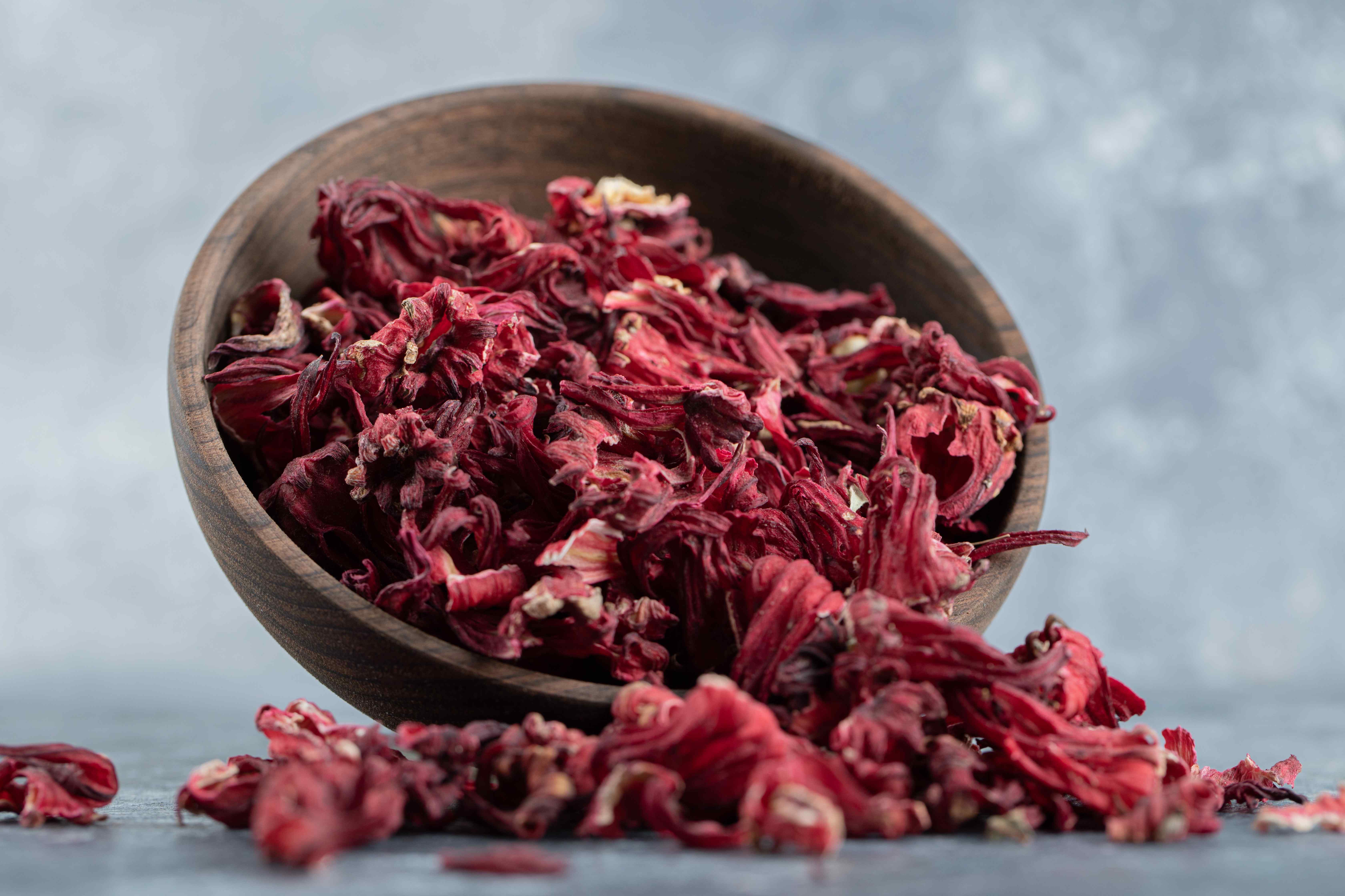 Premium dried hibiscus petals (roselle) from Uttar Pradesh, India